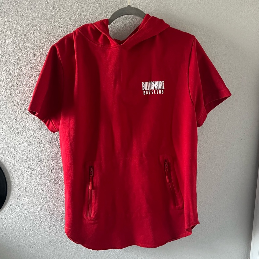RED HOODED SHIRT BILLIONAIRE BOYS CLUB
